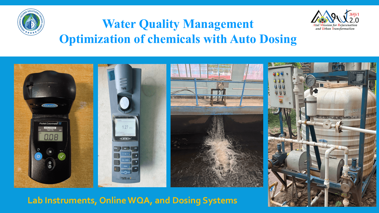 Selection and Optimisation of Treatment Chemicals with automatic dosing system.